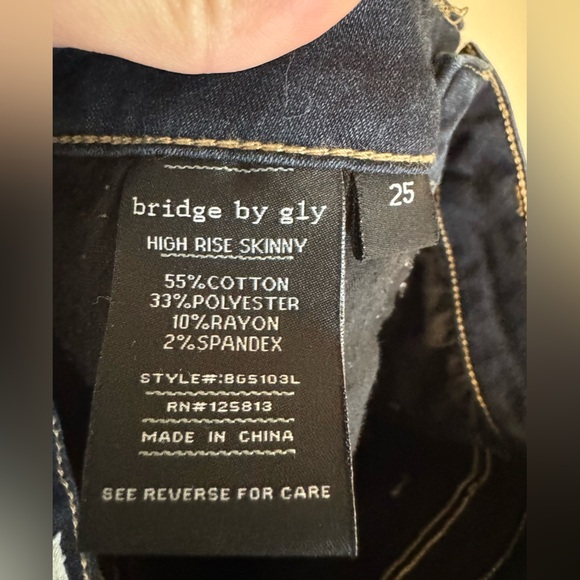 🚫sold🚫Bridge by GLY High Rise Skinny - Picture 5 of 5
